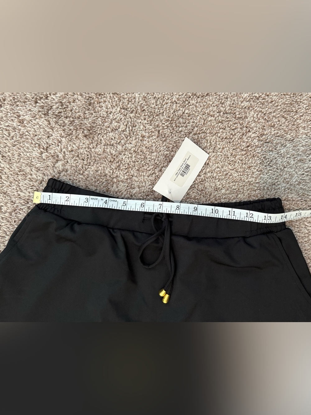Jess Lea Black Drawstring Pull-On Skort - Picture 5 of 7